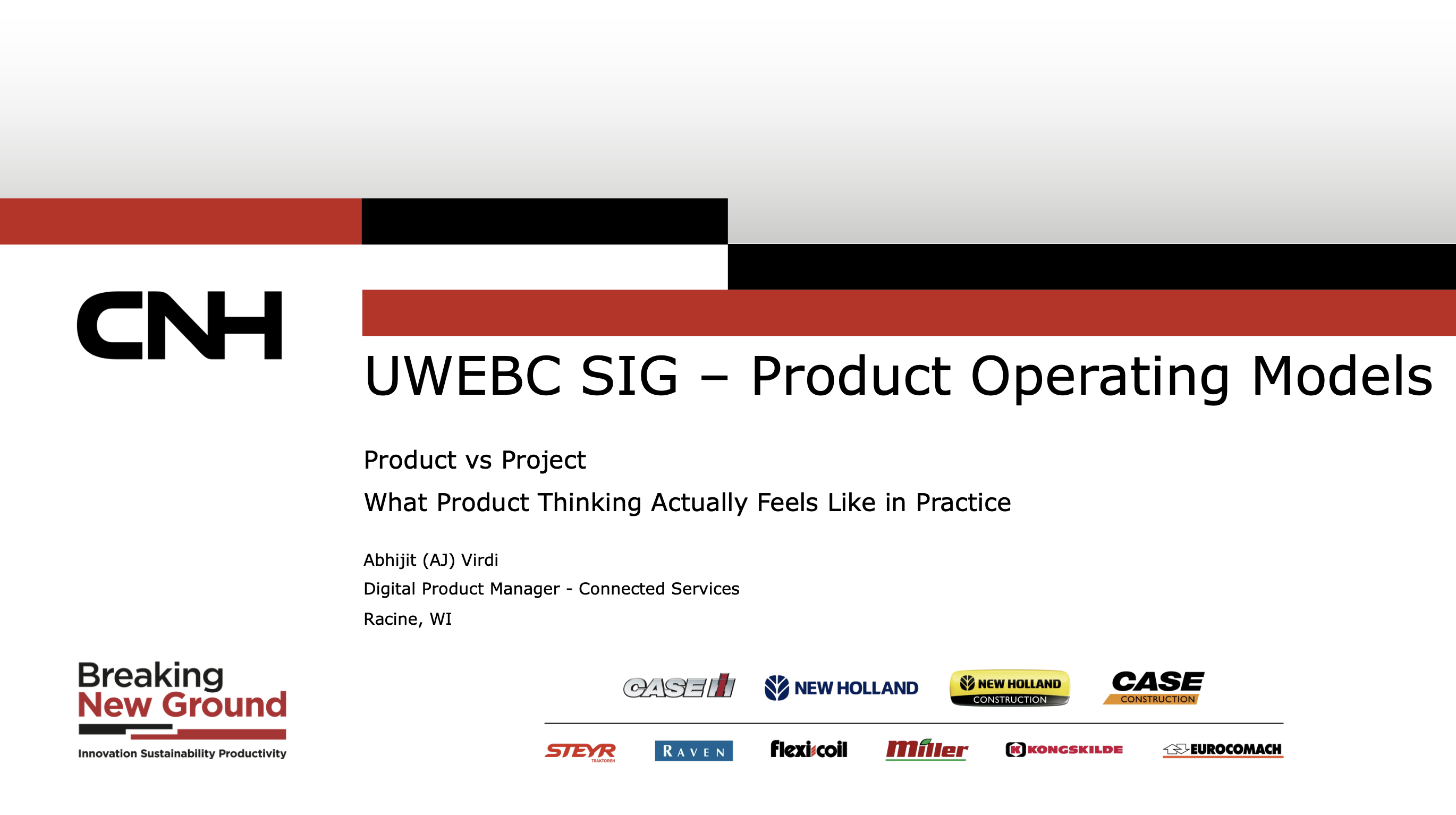 3. CNH Presentation Slides: Product Operating Models thumbnail